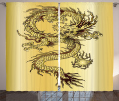 Chinese Eastern Myth Curtain
