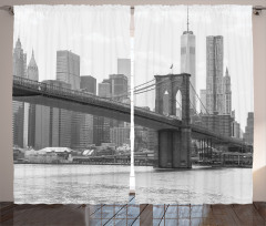Brooklyn Bridge USA Curtain