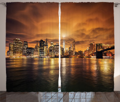 Manhattan at Sunset Curtain