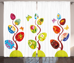 Magic Tree Easter Theme Curtain