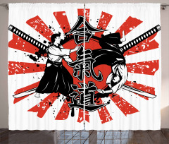 Aikido Samurai Fight Curtain