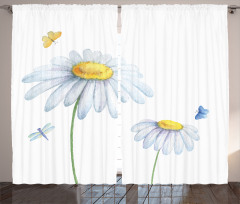 Chamomile Soft Nature Curtain