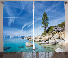Seascape Lake Tahoe Curtain