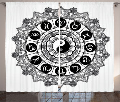 Mandala Art Harmony Curtain