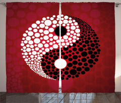 Abstract Cosmos Sign Curtain