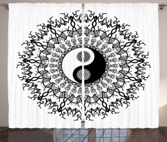 Mandala Vintage Boho Curtain