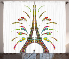 Eiffel Fireworks Curtain