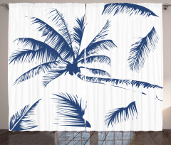 Coconut Palm Tree Curtain