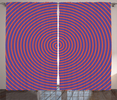 Hypnotic Spiral Curtain
