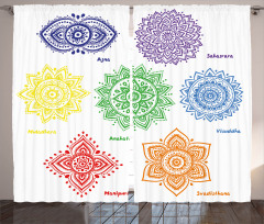 Colorful Chakra Curtain