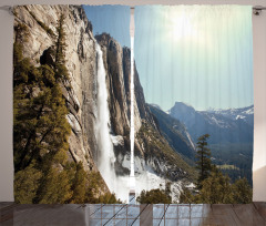 Yosemite Falls Mountain Curtain