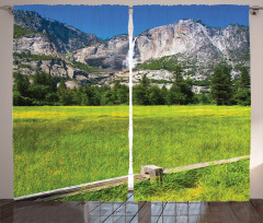 Yosemite Falls Country Curtain