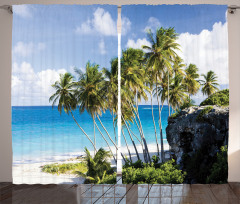 Ocean Exotic Beach Curtain