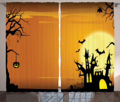 Haunted House Curtain