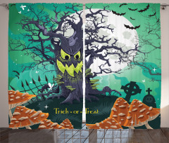 Spooky Tree Curtain