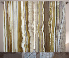 Marble Rock Patterns Curtain