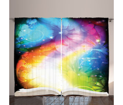 Fairy Tale Book Rainbow Curtain