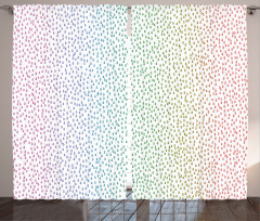 Rainbow Raindrops Curtain