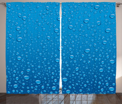 Water Drops Aquatic Rain Curtain