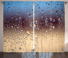 Rainy Day Window Effect Curtain