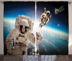NASA Astronaut Space Curtain