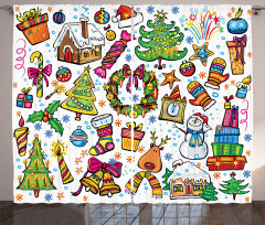 New Year Candies Curtain