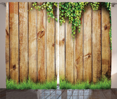 Wooden Garden Fence Curtain