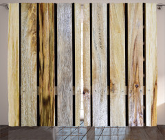 Country Timber Fence Curtain