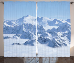 Alps White Wilderness Curtain