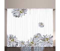 Chamomiles Springtime Curtain