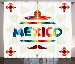 Sombrero Aztec Curtain