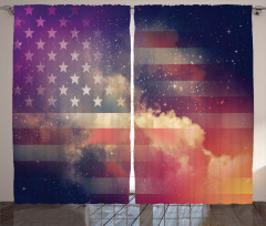 Cloudy Night USA Curtain