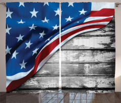 Antique Country Flag Curtain