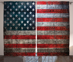 US Flag Plate Curtain