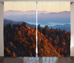Sunrise Mountains Curtain