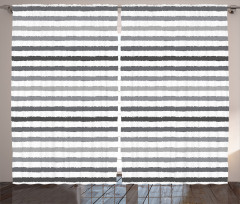 Grey and White Grunge Curtain