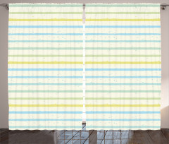 Grunge Pastel Pattern Curtain