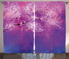 Hazy Romantic Paint Curtain