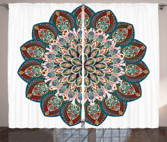 Mandala Asian Curtain