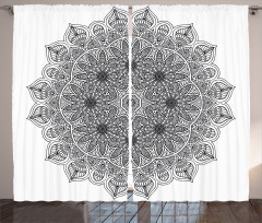 Mandala Floral Curtain