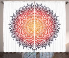 Mandala Orient Heart Curtain
