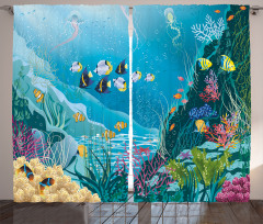 Underwater Scenery Curtain
