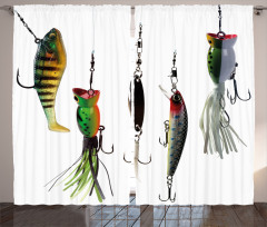 Fishing Baits Hobby Leisure Curtain