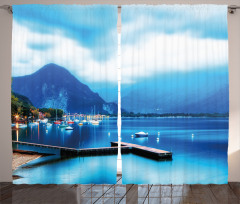 Italian Harbor Village Curtain