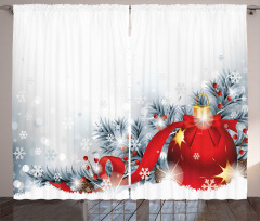 Snow Balls Curtain