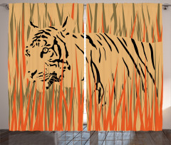 Tiger Jungle Curtain