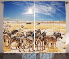 Africa Safari Park Curtain