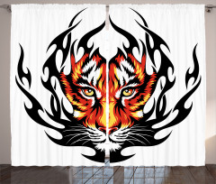 Jungle Tigers Prince Curtain