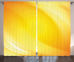 Yellow Lines Ombre Curtain