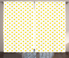 Picnic Yellow Spots Curtain